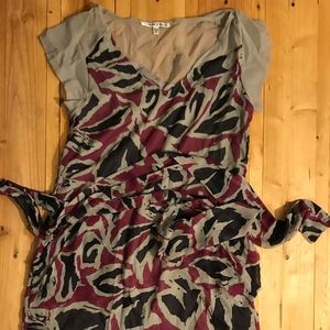 Collective Concepts Purple and Grey Dress Size:S